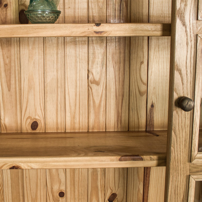 Versailles Large Oak Display Cabinet