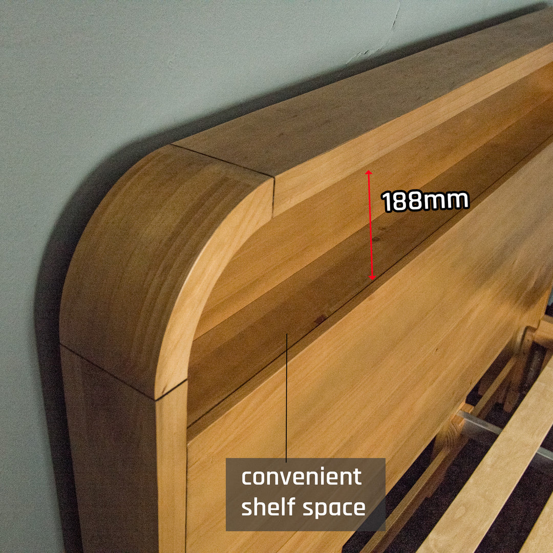Kimberly NZ Pine Queen Bed Frame