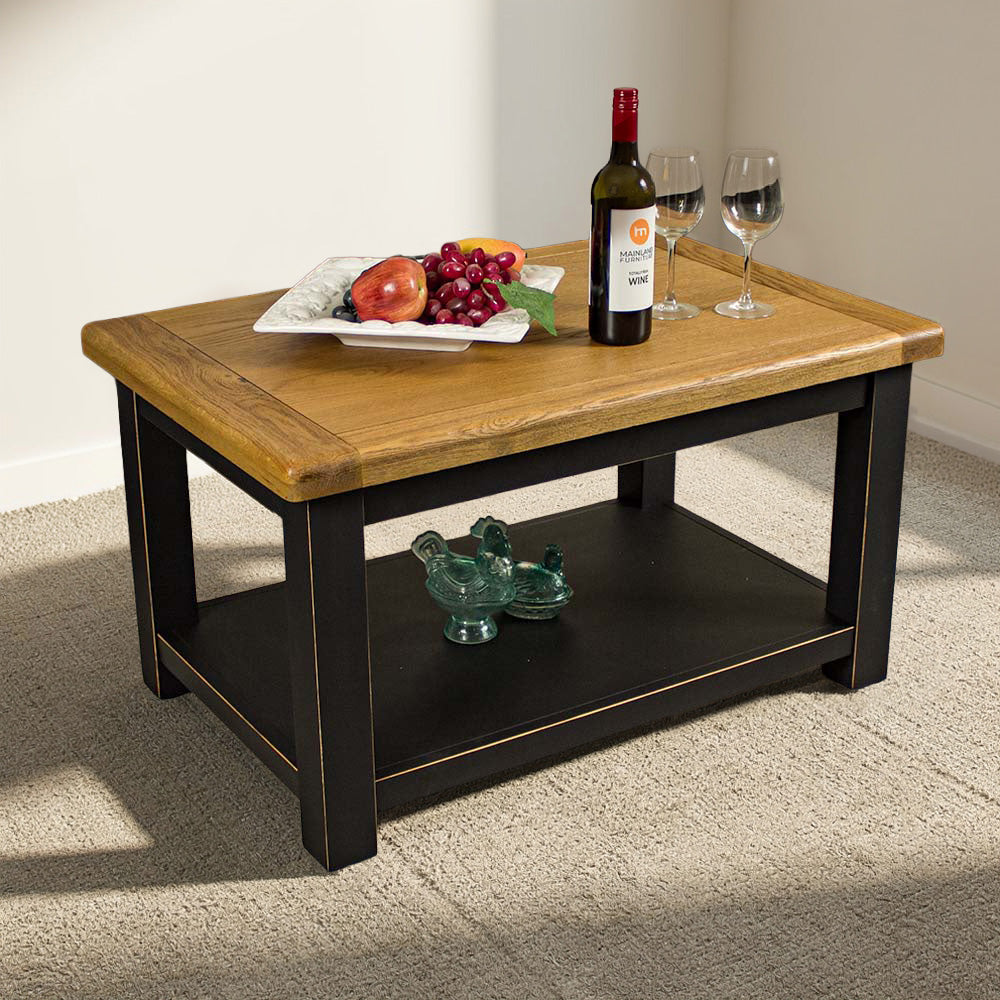 Cascais Oak-Top Coffee Table