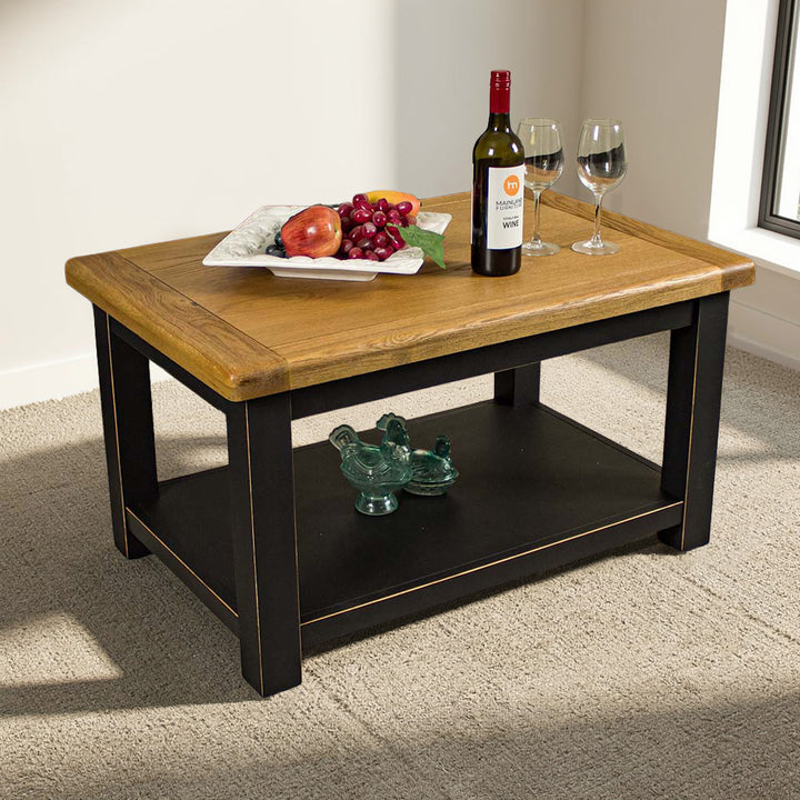 Cascais Oak-Top Coffee Table
