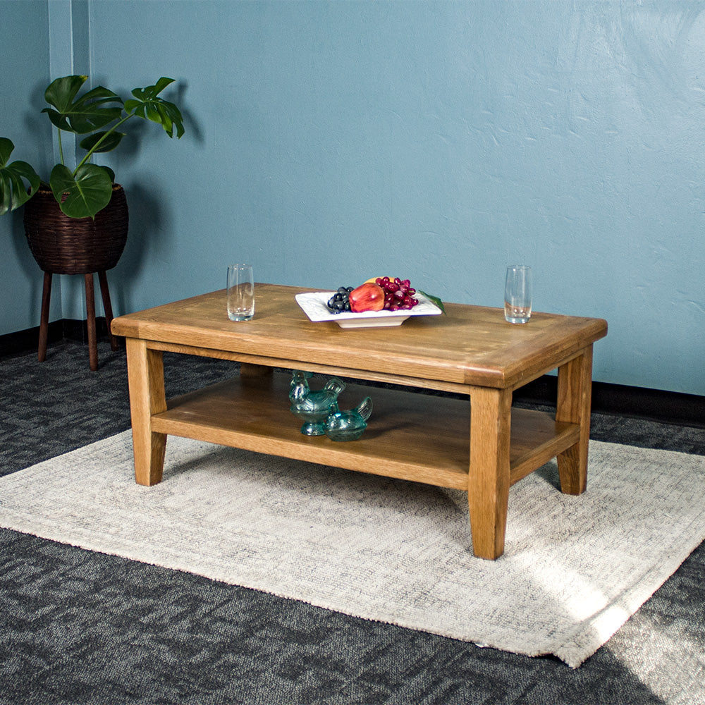 Yes Rectangular Oak Coffee Table