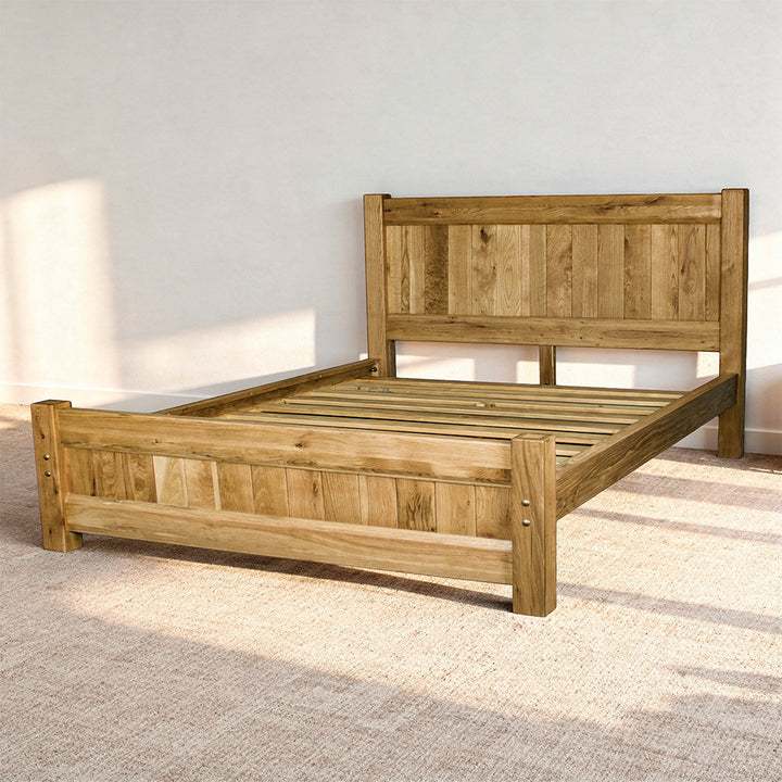 Amalfi Super King Oak Bed Frame