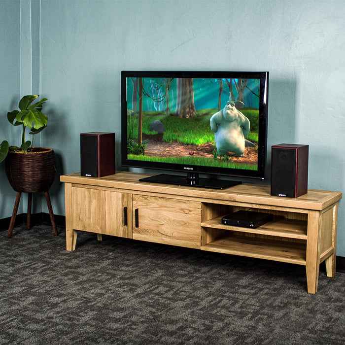 Oscar Large Oak TV Unit