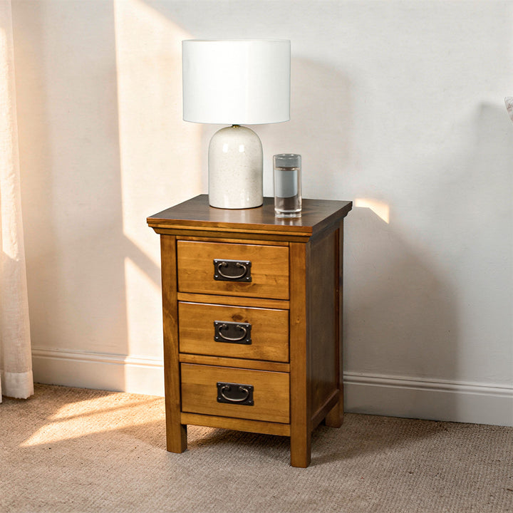 Montreal Pine Bedside Cabinet