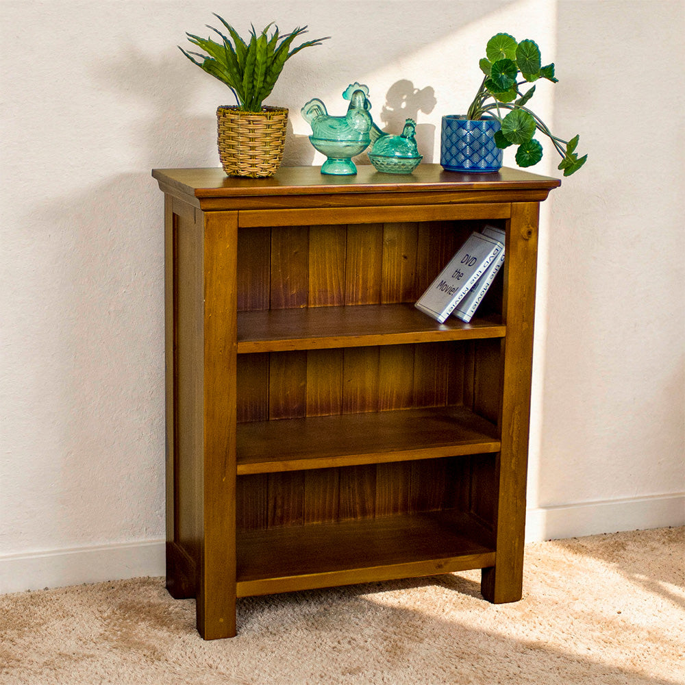 Montreal Low Pine Bookcase