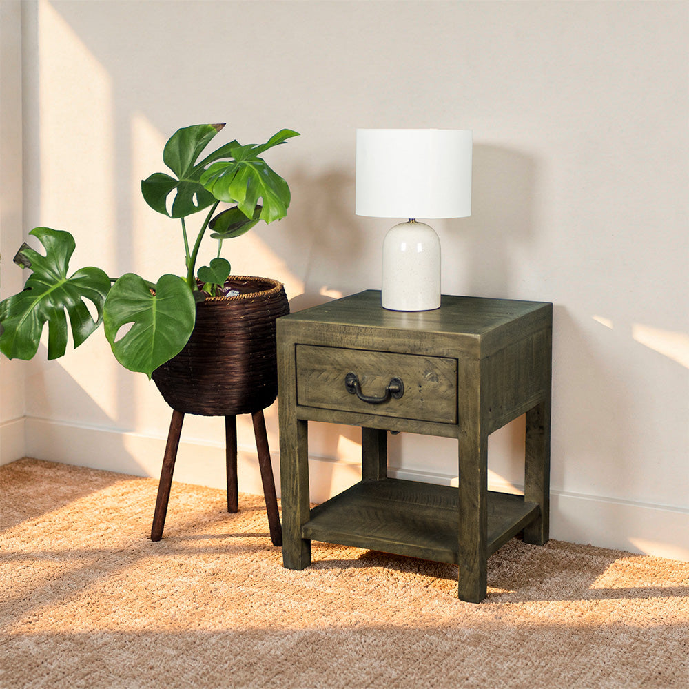 Stonemill Recycled Pine Bedside Cabinet