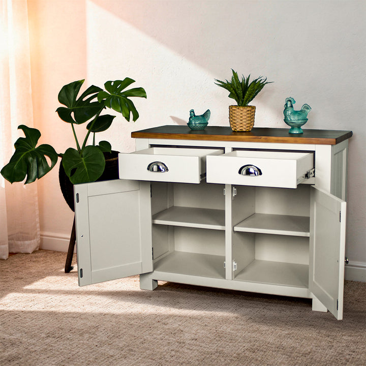 Alton 2 Door 2 Drawer NZ Pine Buffet