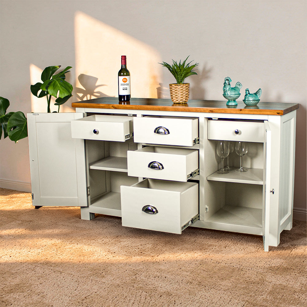 Alton 2 Door 5 Drawer Buffet