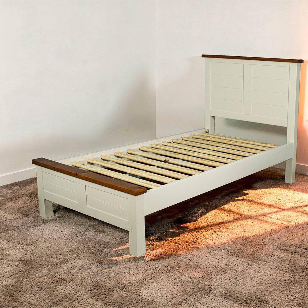 Alton Single NZ Pine Slat Bed Frame