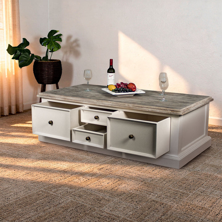 Biarritz 4 Drawer Extra-Large Coffee Table