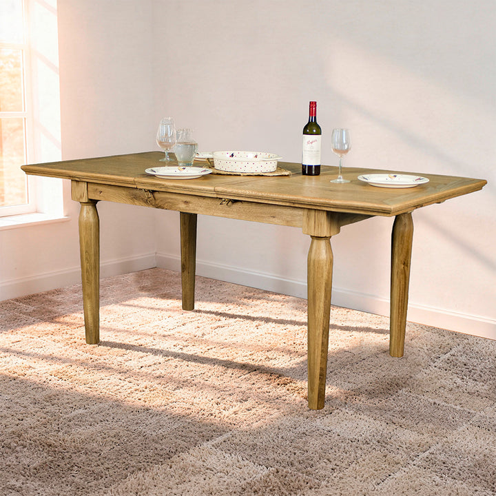 Boston Oak Extending Dining Table - Natural Oak