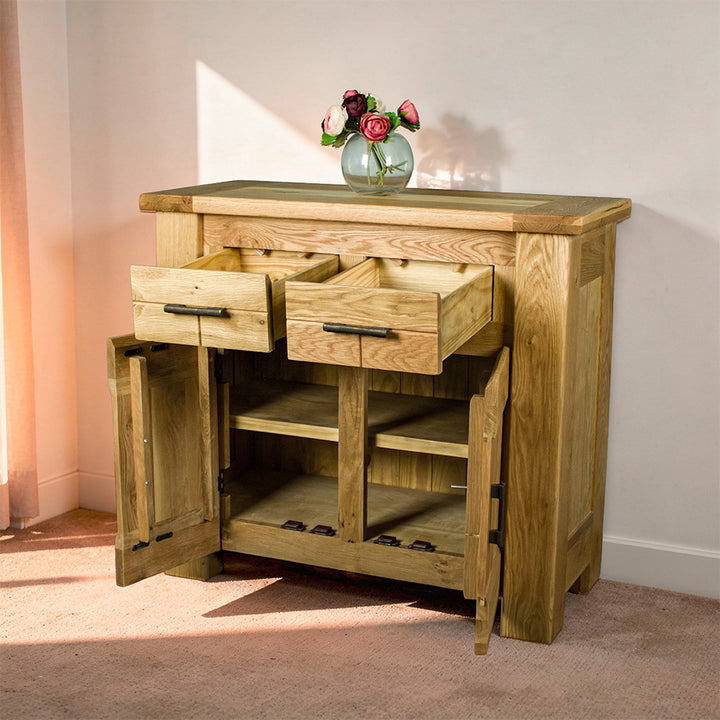Camden 2 Door 2 Drawer White Oak Buffet