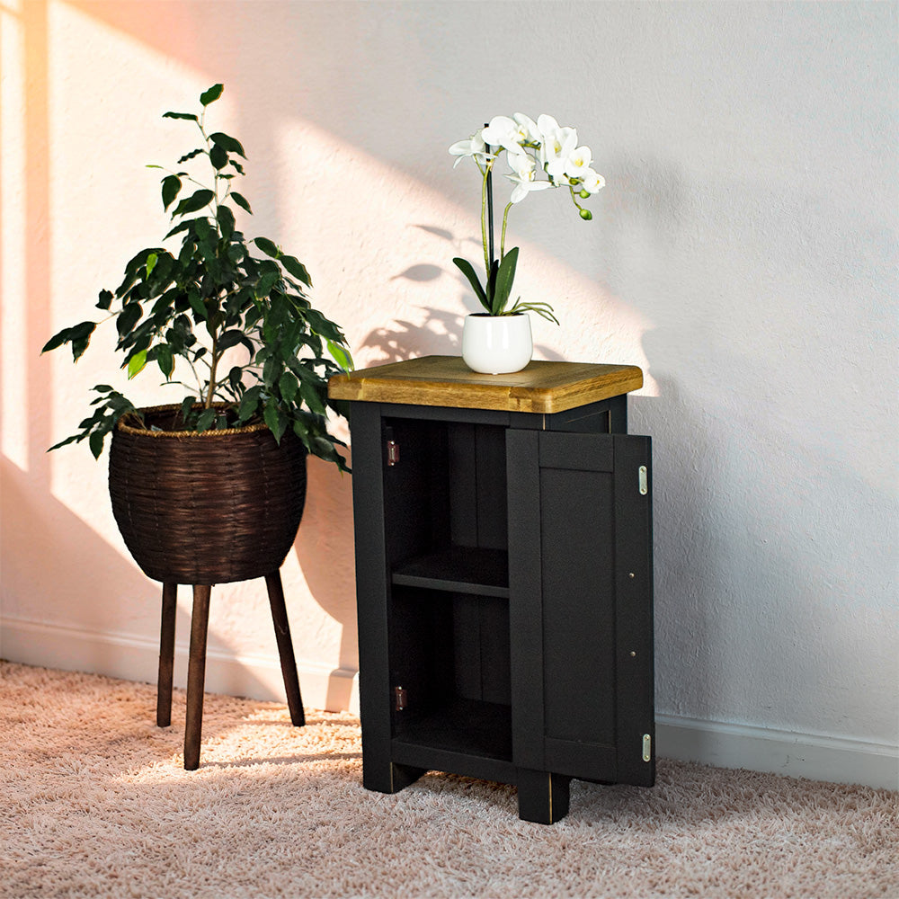 Cascais Small Black Cupboard