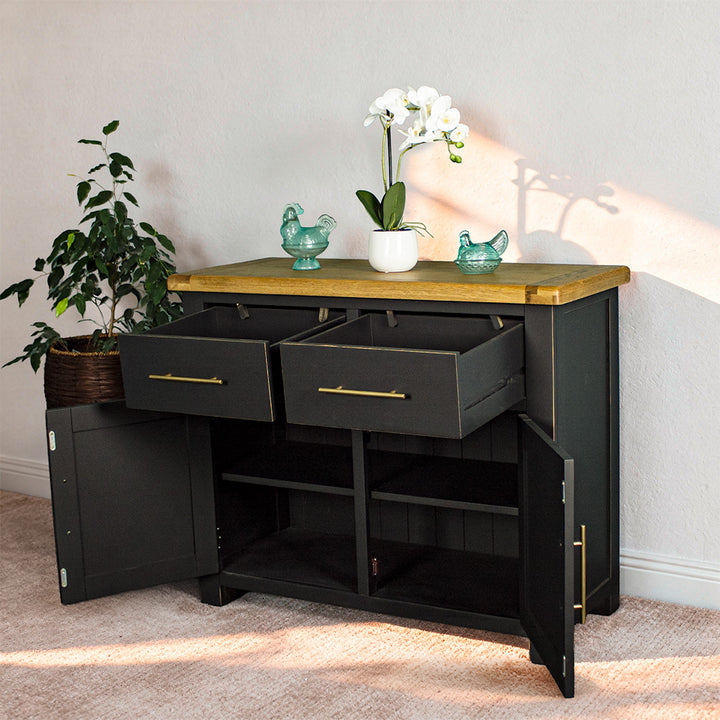 Cascais Oak-Top Two Drawer Buffet