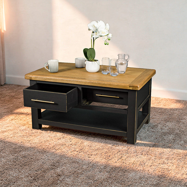 Cascais 2 Drawer Coffee Table