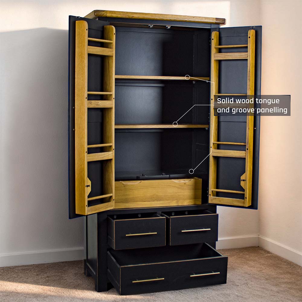 Cascais Oak-top Kitchen Cabinet