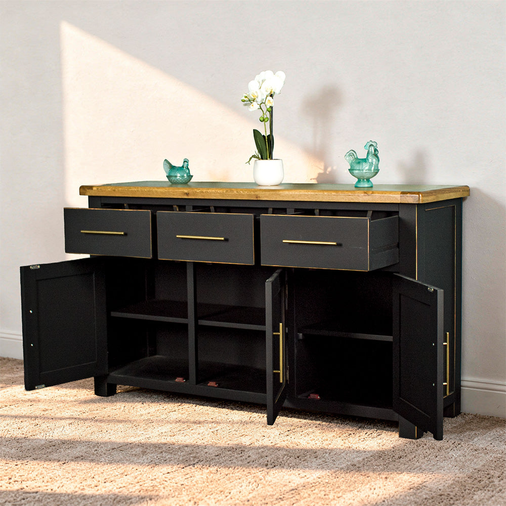 Cascais Large Black Buffet