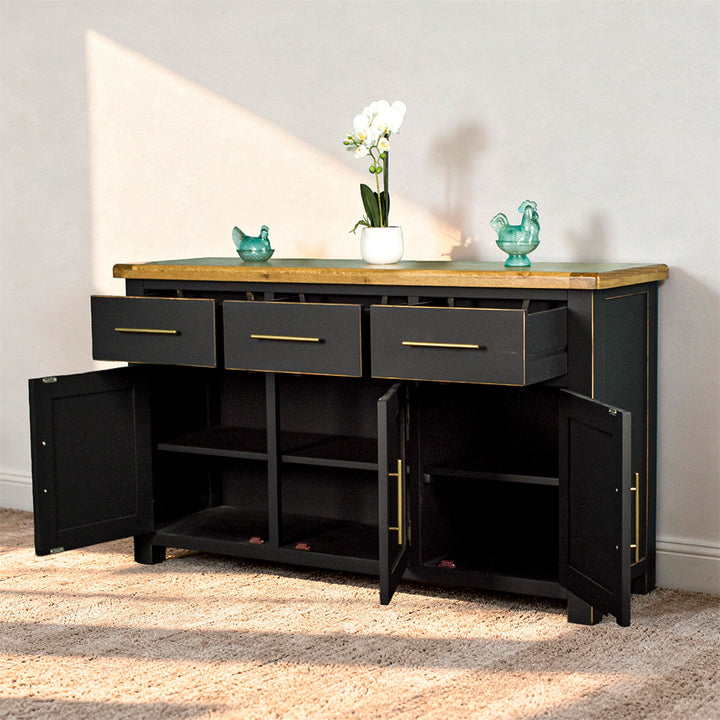 Cascais Large Black Buffet