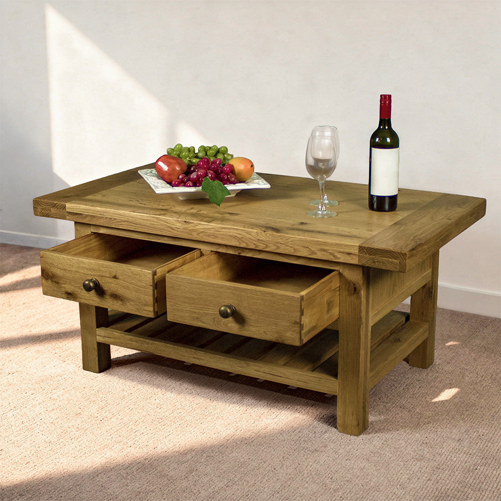 Farmhouse Oak Coffee Table
