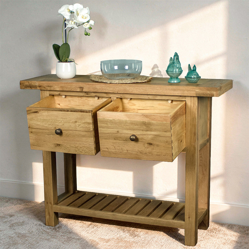 Farmhouse Oak Hall Table