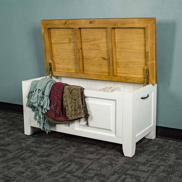 Felixstowe Pine Blanket Box Mainland Furniture NZ