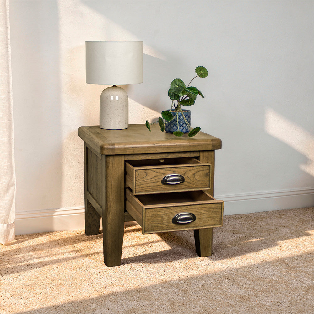 Houston Oak Lamp Table