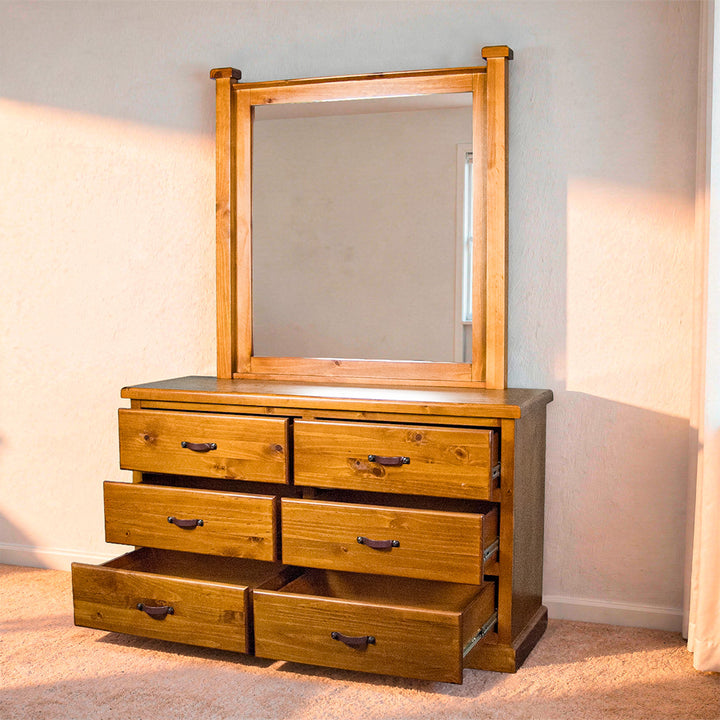 Jamaica Lowboy and Mirror