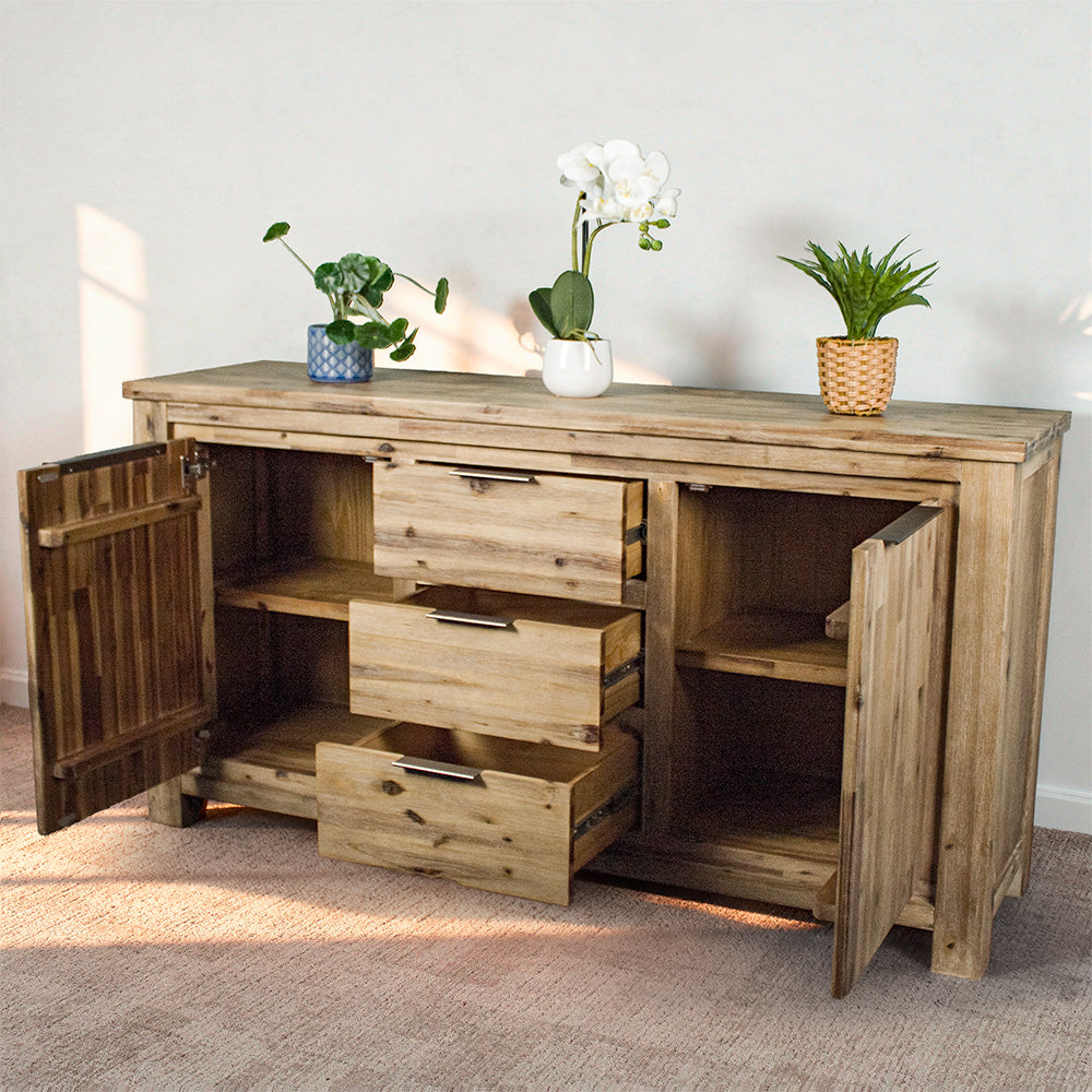Mars 3 Drawer Large Buffet