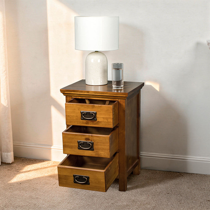 Montreal Pine Bedside Cabinet