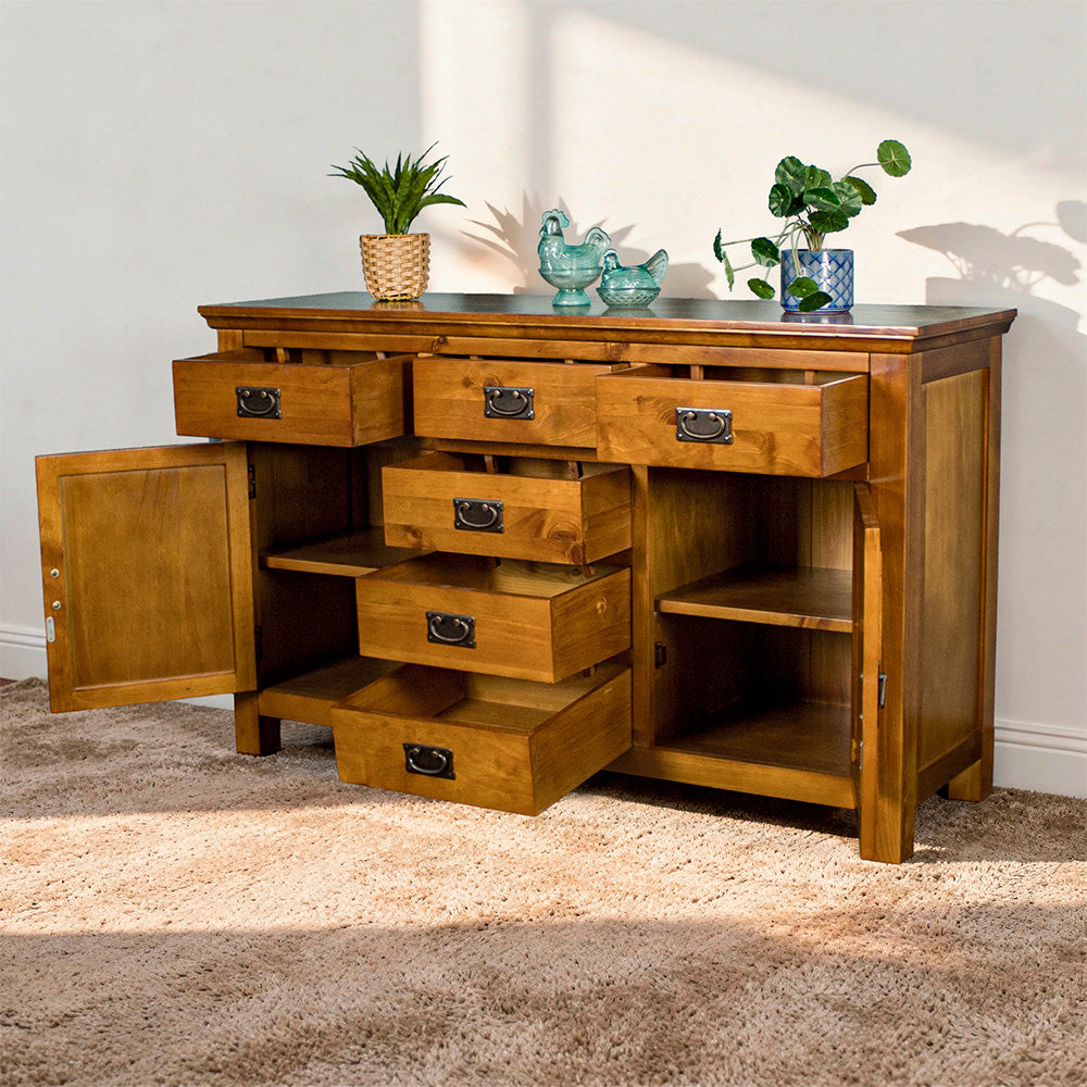 Montreal Rimu Stained Buffet/Sideboard