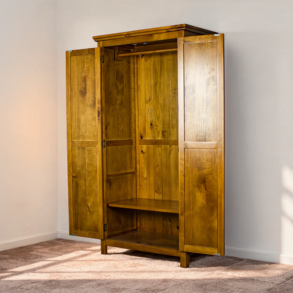 Montreal Full Length Pine Wardrobe