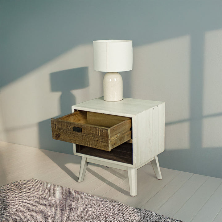Nova Recycled Pine Lamp Table