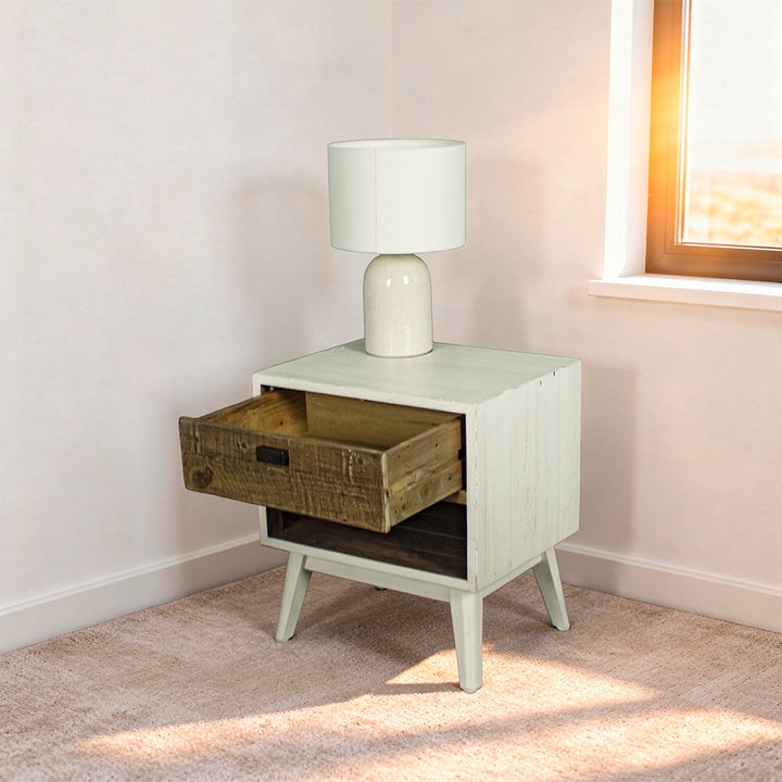 Nova Recycled Pine Lamp Table