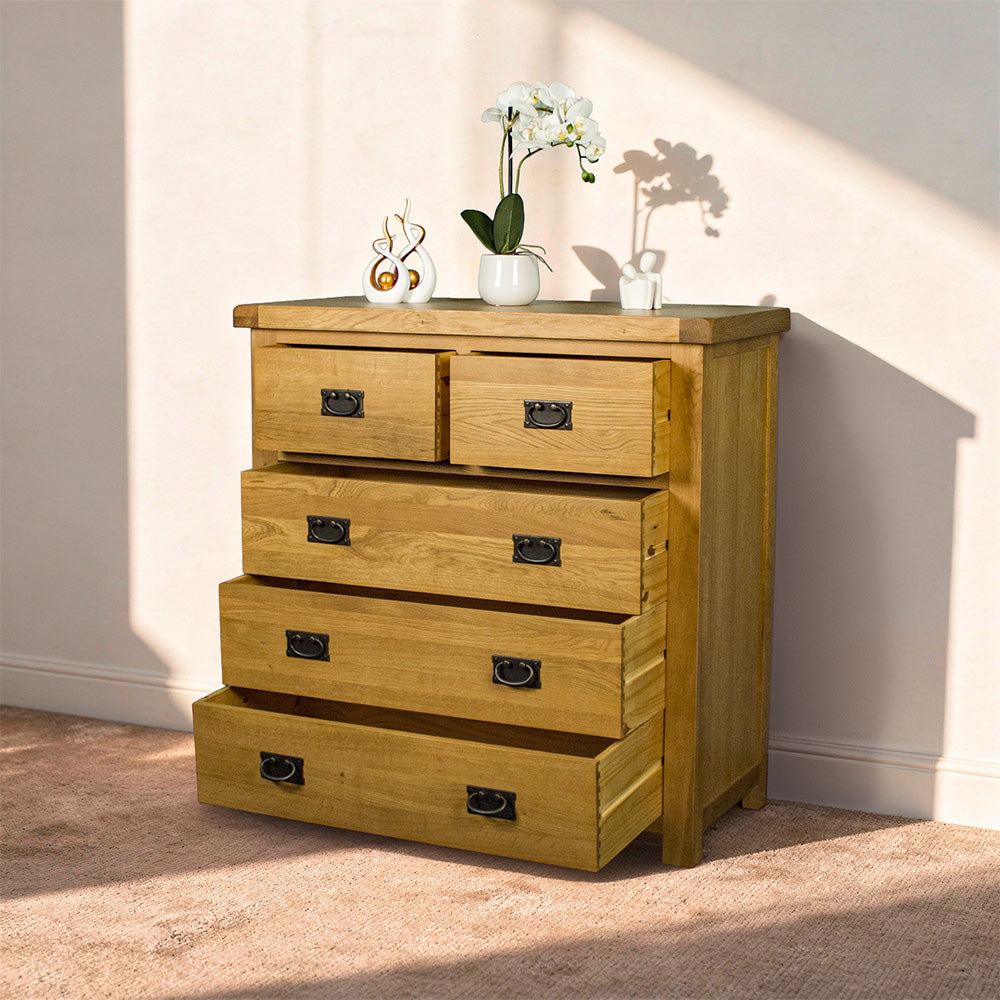 Queensland Five Drawer Tallboy