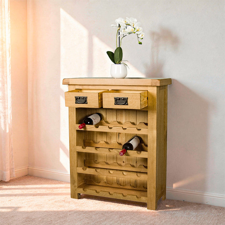 Queensland Oak Wine Rack