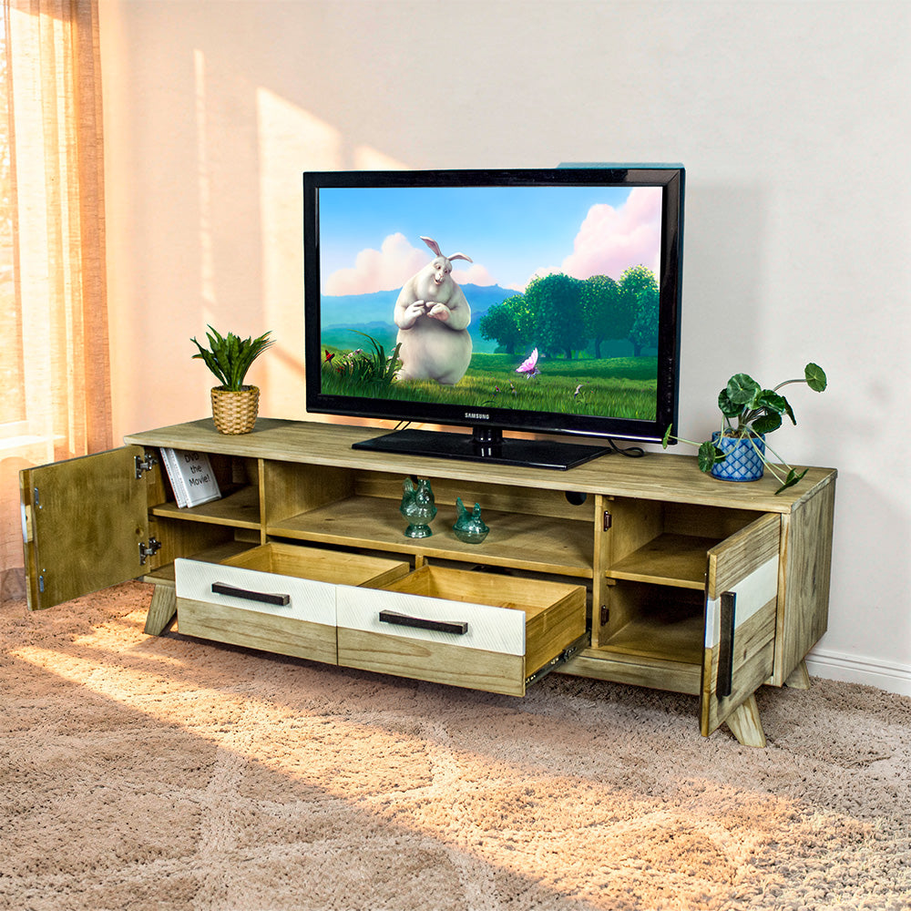 Soho 2 Drawer 2 Door Entertainment Unit
