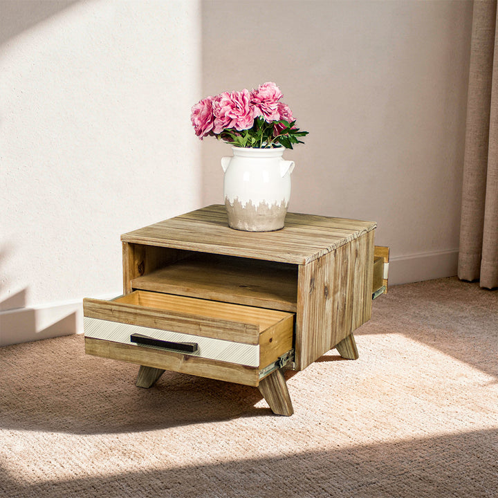 Soho 2 Drawer Lamp Table / End Table