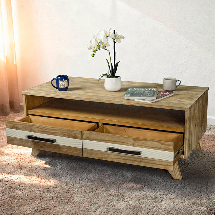 Soho 4 Drawer NZ Pine Coffee Table
