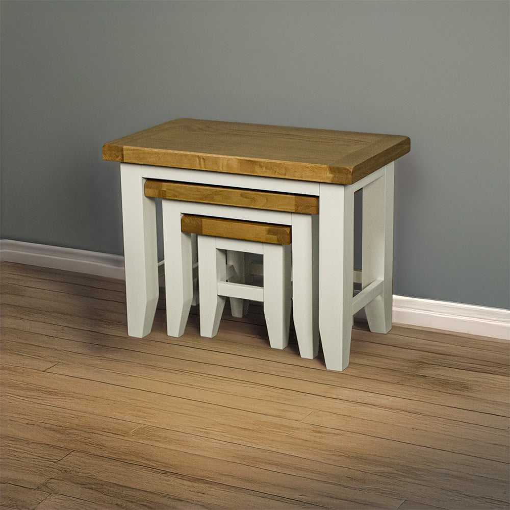 Tasmania Oak Top Nesting Tables