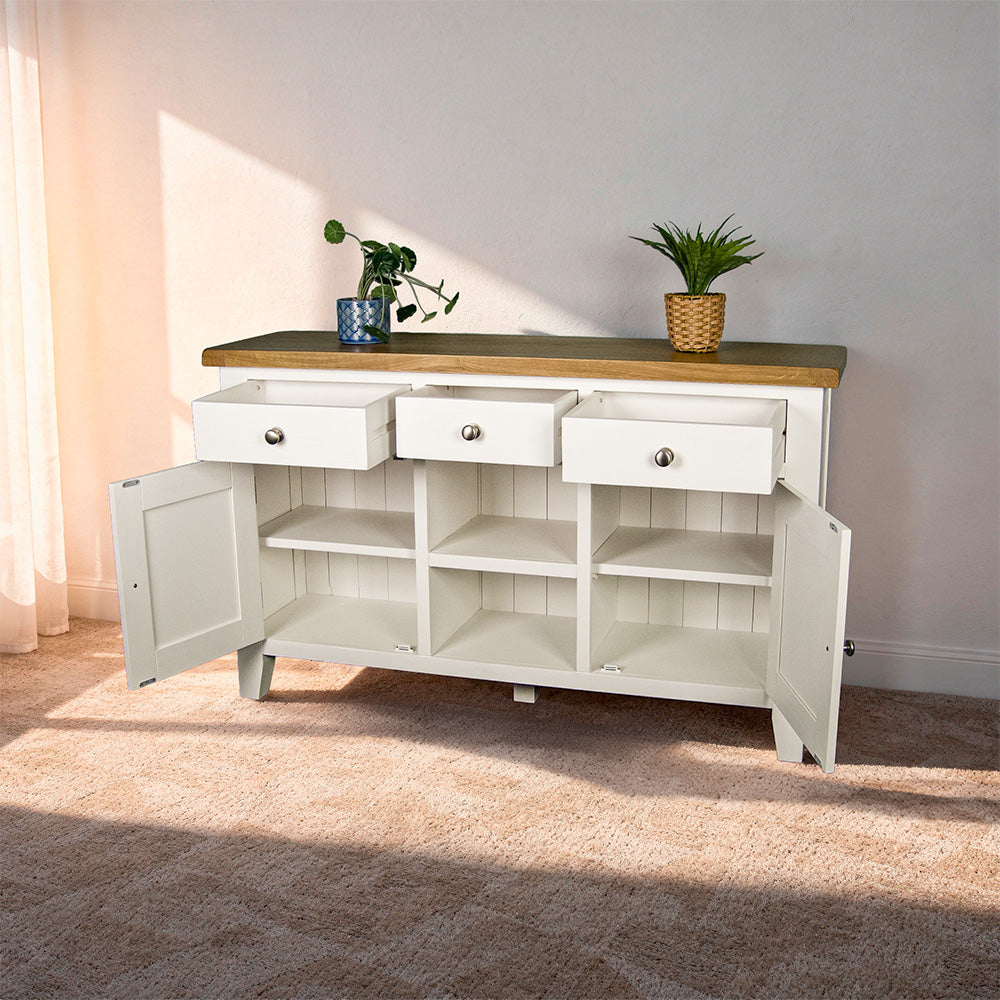 Tasmania Large Oak Top Buffet