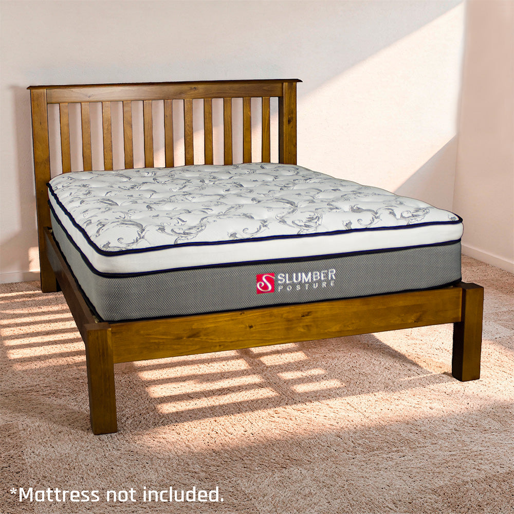 Trent Double Size NZ Pine Slat Bed Frame