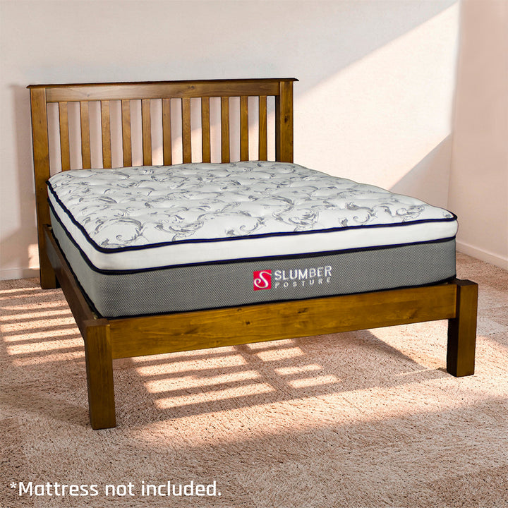 Trent Double Size NZ Pine Slat Bed Frame