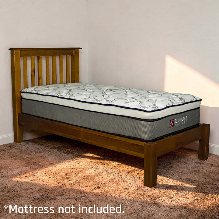 Trent King Single Size NZ Pine Slat Bed Frame