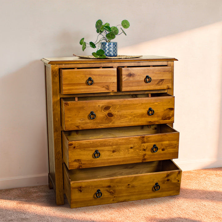 Trent 5 Drawer Tallboy