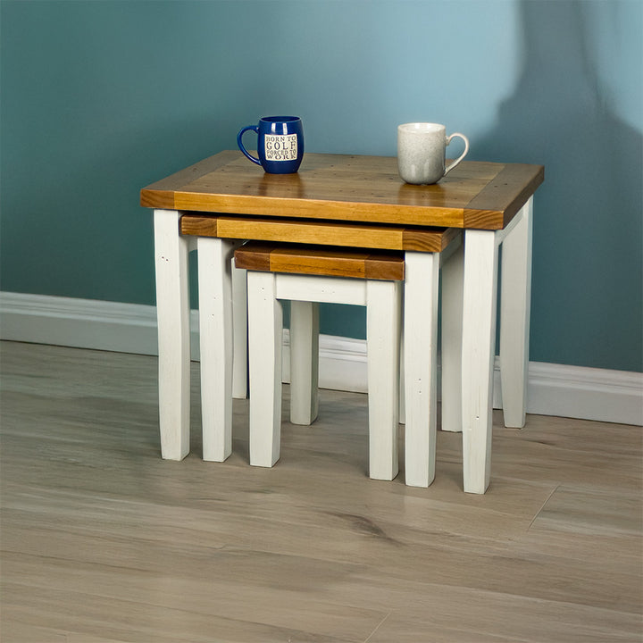 Tuscan Recycled Pine Nesting Tables
