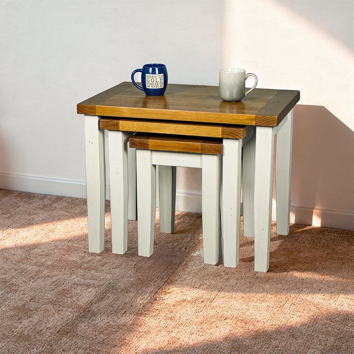 Tuscan Recycled Pine Nesting Tables