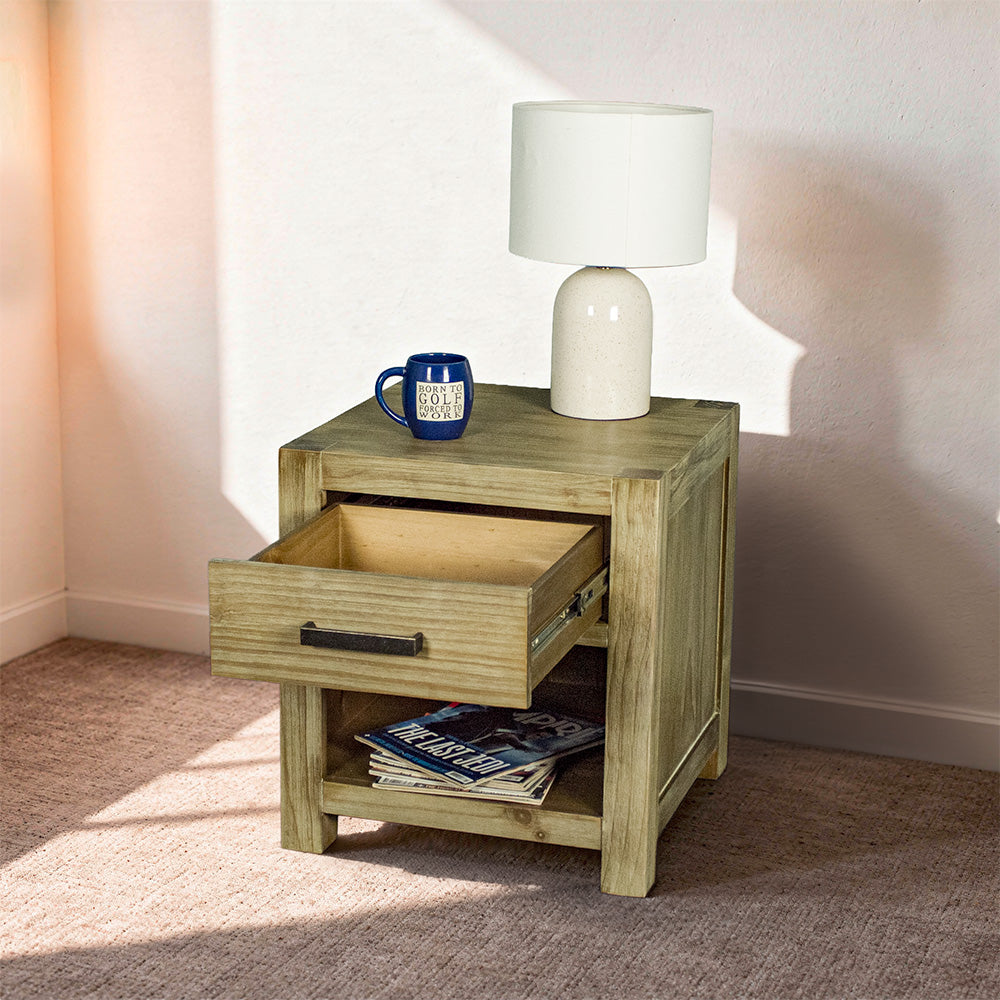 Vancouver 1 Drawer Lamp/Bedside Table