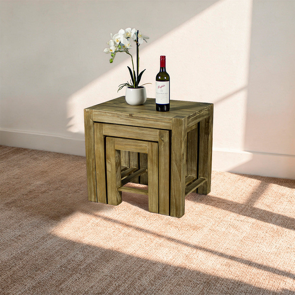 Vancouver Pine Nesting Tables