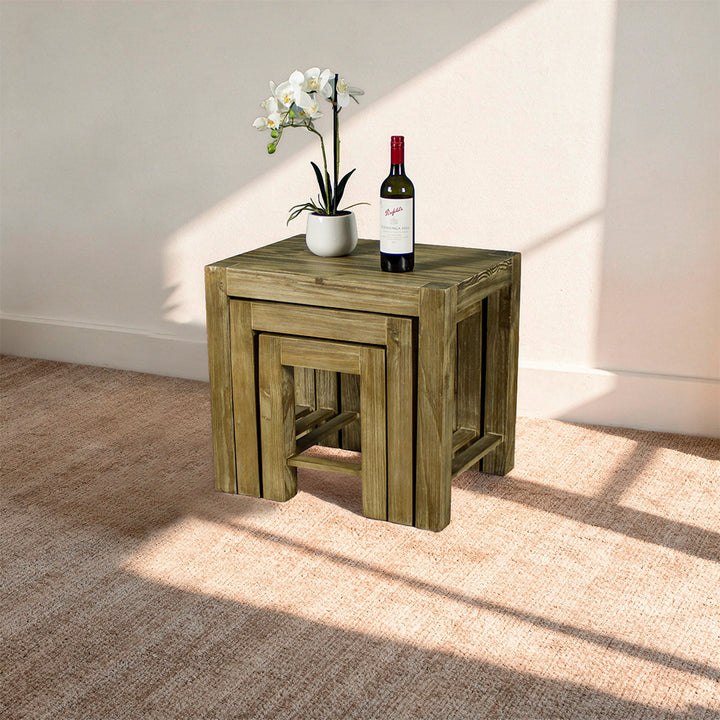 Vancouver Pine Nesting Tables