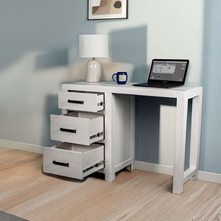 Vancouver White NZ Pine Desk
